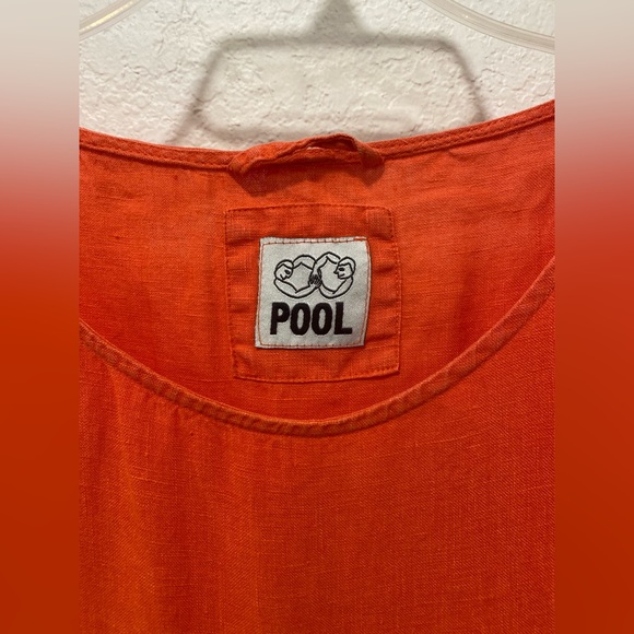 POOL Oversized 100% Linen Top - Picture 3 of 4